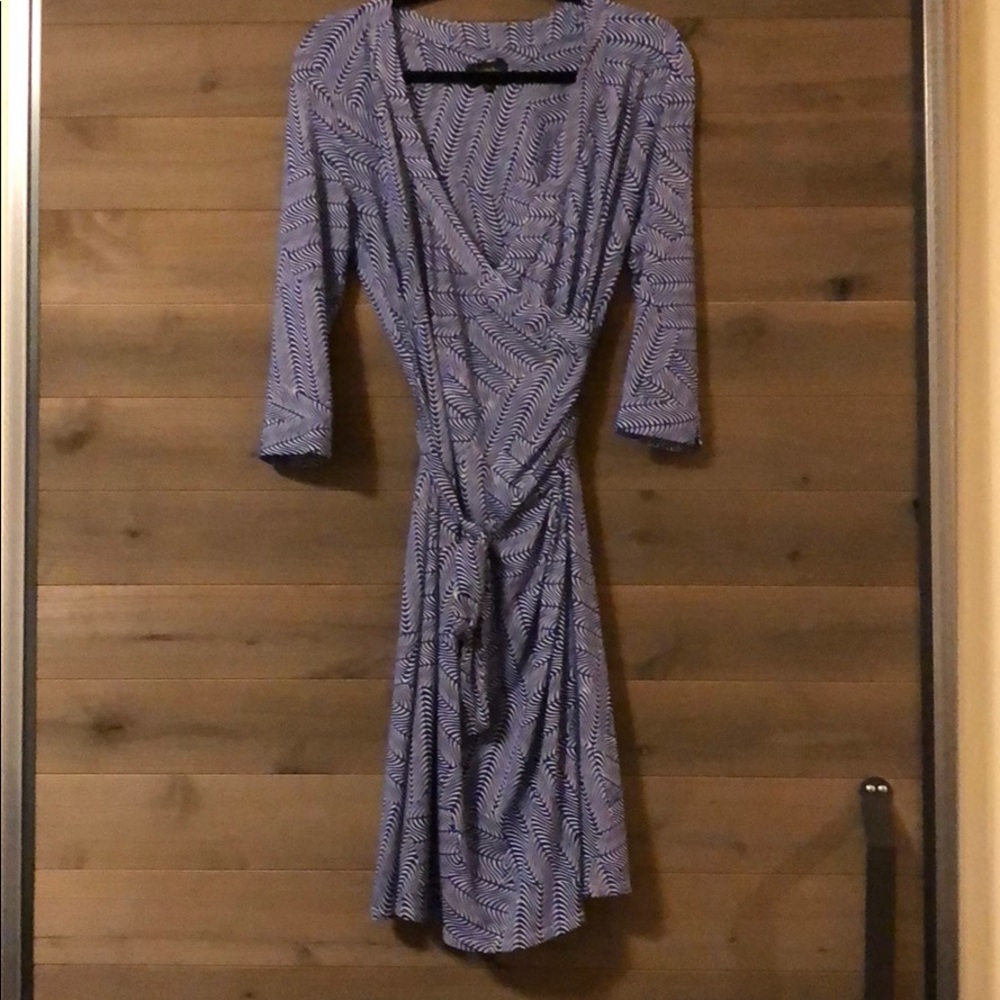 Laundry -Shelli Segal Jersey Surplice Dress w/Belt